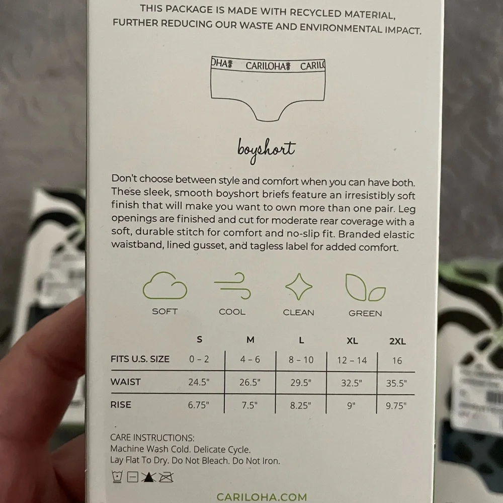 NWT Bamboo boy shorts. 3-3 packs. 9 pairs total. - Picture 5 of 10